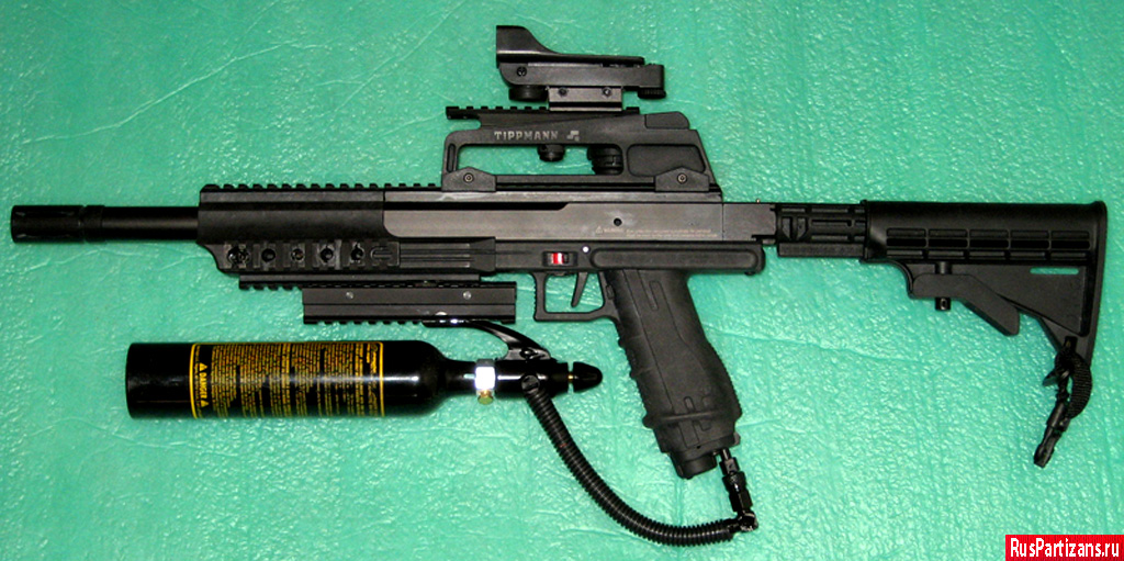 Автомат на базе пистолета Tiberius T8