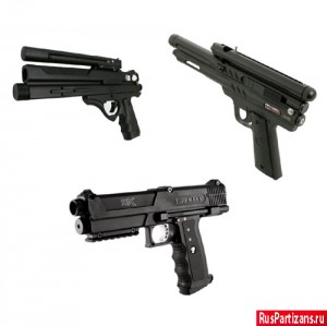 Видео-обзор пейнтбольных пистолетов Piranha USP, Delta 68 и Tippmann TPX